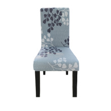 cubiertas de silla de comedor spandex estampadas en forma floral silla de comedor estirado